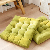 Coussin de sol d'extérieur carré confortable de grande taille, haute résilience, respirant