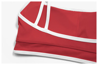 Ensemble de yoga ultra-doux effet seconde peau pour femme, avec leggings taille haute color-block, idéal pour le sport en extérieur, la gym et la course à pied