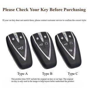 For Changan CS35 Plus CS55 PLUS CS75 PLUS Eado UNI-<b>T</b> UNI K Oushang X5 X7 EV Leather Car <b>Key</b> Case Cover Shell Fob - Product Image 2