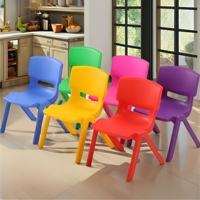 Chaise pliante pour enfants en plastique moderne, de haute qualité et confortable, chaises colorées pour enfants empilables pour les garderies et les écoles maternelles