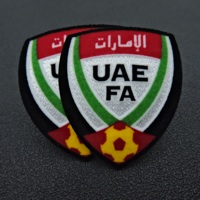 Patch de transfert de chaleur imprimé en 3D avec logo de club d'équipe de football avec tapis de tatami