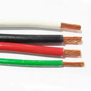 Factory Supply THHN THWN Stranded Copper PVC Insulated Nylon Sheathed Cable 8 10 12 14 AWG 12/2 electrical building wire