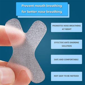 Better Breathe Nasal <b>Strip</b> Reduce <b>Snoring</b> Anti <b>Snoring</b> Patch Mouth Tape for Sleeping Mouth Tape Better Nose Breathing - Product Image 5