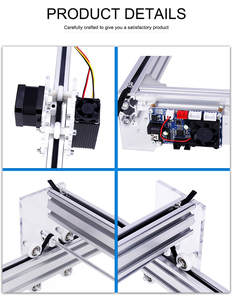Mini Router CNC <span class=keywords><strong>KMS</strong></span>, Máquina de Grabado Láser de Escritorio, Módulo Láser 6550, Compacta, con Wifi, para Madera - Product Image 4