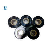 Pita Transfer Termal Lilin TTR Kustom OEM untuk Pelacakan Inventaris, Harga Pengiriman, Barcode, dan Pencetakan Label Produk