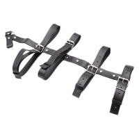 Harnais ouvert BlueRabbit avec attaches pour les bras, vêtements sexy, harnais de bondage corporel, jouets sexuels pour femmes et couples