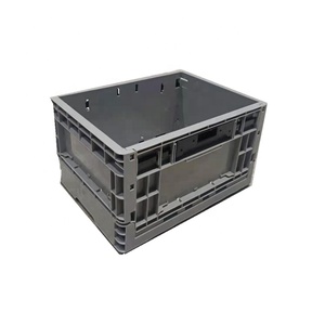 Industry Use Collapsible EU Standard Storage Box Folding Plastic Turnover Box For Warehouse Storage