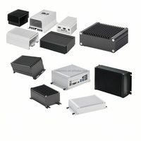 Boîtier d'instrument en aluminium anodisé extrudé sur mesure pour OEM, dissipateur thermique industriel, boîtier de projet électronique PCB, usinage par électroérosion à fil