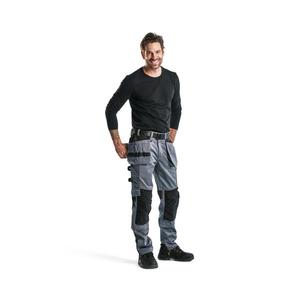BLAKLADER - 155518609499D108 Pantalon Craftsman Gris/Noir-PANTALON DE TRAVAIL EAN 7330509590546 PANTALON DE TRAVAIL CARGO - Product Image 3