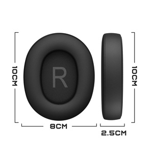 Almohadillas de Repuesto de Cuero Proteico Transpirable de Alta Calidad OEM Hechas en CN/GUA para <span class=keywords><strong>Auriculares</strong></span> QCY H3/H3 Lite/<span class=keywords><strong>TOZO</strong></span> HT2 - Product Image 1
