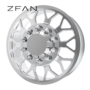 Jantes forgées ZFAN OEM Dually 20-30 pouces, design Deep Dish, noir chromé, couleur bonbon, 8x170 8x180 pour Ford Ram - Product Image 2