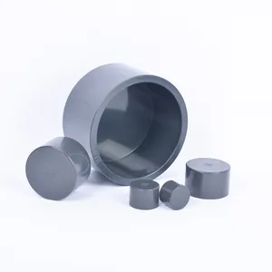 Competitive Price UPVC/PVC Pipe Fitting Plastic End Cap Grey Industry Chemical CPVC Cap