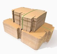 Emballage avec plateau intérieur, boîte de raquette de padel, coffret cadeau, boîte aux lettres, carton ondulé, dossiers, recyclable, gaufrage