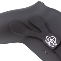 Benutzer definiertes Logo Soft Touch Schwarz Ersatz Neu gestaltete Back Button Paddle für PS5 Controller Remap Kit Shell NICHT enthalten