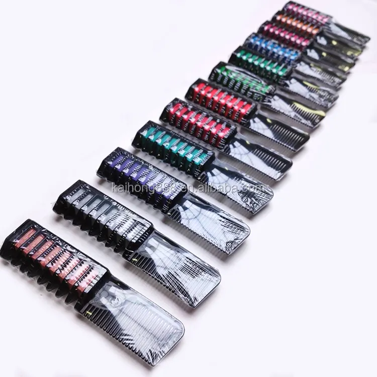 Hair Chalk Girls Kids Temporary Hair Color Bright Hair Chalk Combs Party Cosplay Christmas