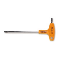 Clé hexagonale industrielle en acier BETA UTM0242 96T avec poignée, système de mesure métrique 3 mm, embout Torx, type Italie