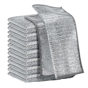 Paño <span class=keywords><strong>de</strong></span> Limpieza Multiusos con Logotipo Personalizado, Estropajos <span class=keywords><strong>de</strong></span> Alambre Antiarañazos, Paño <span class=keywords><strong>de</strong></span> <span class=keywords><strong>Cocina</strong></span>, <span class=keywords><strong>Paños</strong></span> <span class=keywords><strong>de</strong></span> Limpieza <span class=keywords><strong>para</strong></span> Húmedo y Seco - Product Image 1
