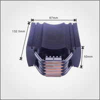 Ventilateur de refroidissement CPU à roulement hydraulique LED ARGB avec radiateur en cuivre-aluminium, faible bruit 17 dB(A) et durée de vie de 40 000 heures pour dissipateur thermique PC