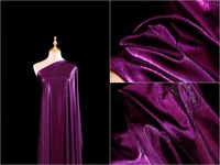 80% Nylon 20% Spandex Mystique Warp Tricoté Tissu Métallique Feuille D'impression