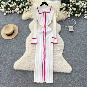 princess polly baby blue dress Polo Collar Dress main image 1