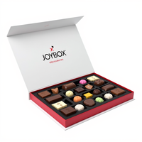 JoyBox Fábrica Logotipo Personalizado Premium Lujo Oro Barra de Chocolate Caja de Embalaje de Calidad Alimentaria Papel de Esponja Corrugado