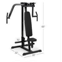 Appareil de musculation professionnel en acier à charge par poulie pour exercices de pectoraux (Pec Fly), de deltoïdes arrière (Rear Delt), de bras droit (Straight Arm), de pectoraux papillon (Butterfly Trainer) et de deltoïdes inversés (Reverse Fly) pour salle de sport et fitness