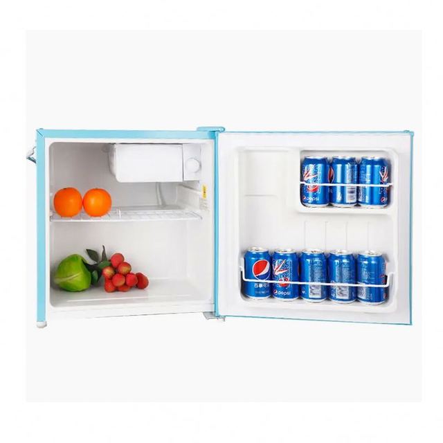 50L OEM Acceptable Stainless Steel Colour American Retro Household Refrigerator