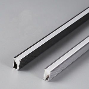 2023 nóng bán siêu mỏng Anodizing lõm gạch <span class=keywords><strong>c</strong></span>ạnh nhôm đùn hợp kim LED hồ sơ dưới tủ - Product Image 4