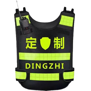 سترة أمان عالية الدقة معتمدة من ANSI/EN ISO سترة عمل عاكسة شبكية لأمن المرور - Product Image 4