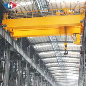 China Heavy Duty industrial duplo feixe Motor Drive Rail viajar aéreo guindaste