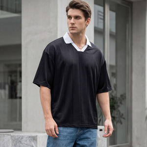 Unisex <b>Men's</b> Soccer Jersey <b>Retro</b> Vintage Classic Football <b>Shirt</b> Knitted Washed Eco-Friendly Breathable Polyester/Cotton - Product Image 5