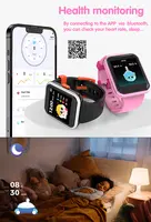 Relógio inteligente para crianças com rastreador, smartwatch esportivo à prova d'água com multi relógios, para meninos e crianças, 2022