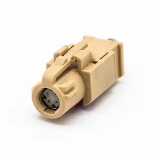 Fakra 4 Pin Beige J Code HSD Female Car Connector for LVDS