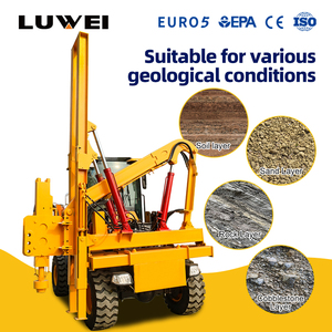 آلة دق الخوازيق الهيدروليكية التي تعمل بالديزل للتوصيل السريع، مناسبة لحواجز الطرق السريعة وتثبيت الألواح الشمسية على الأرض - Product Image 5