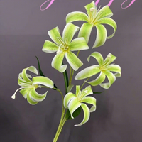 LE-462 Vente en gros de verdure artificielle suspendue, fausse branche de fougère pour décoration de plafond de mariage, rangée florale, toile de fond