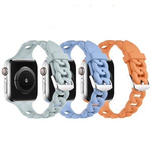 <span class=keywords><strong>Correa</strong></span> de silicona para <span class=keywords><strong>Apple</strong></span> <span class=keywords><strong>Watch</strong></span> Series 10 42mm 46mm <span class=keywords><strong>49mm</strong></span> Mujeres Niñas Pulsera <span class=keywords><strong>Correa</strong></span> para IWatch Band 8 9 - Product Image 2