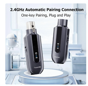 Cổ Phiếu Mới 2.4G Không Dây Microphone Chuyển Đổi Xlr Máy Phát Và Máy Thu Microphone Hệ Thống Không Dây Cho Năng Động Microphone <span class=keywords><strong>LG</strong></span>-03 - Product Image 4