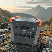 Station d'alimentation solaire portable LANX 3000W 3072WH LiFePO4 avec contrôleur MPPT, panneau solaire pour voiture, générateur de charge domestique à onde sinusoïdale pure