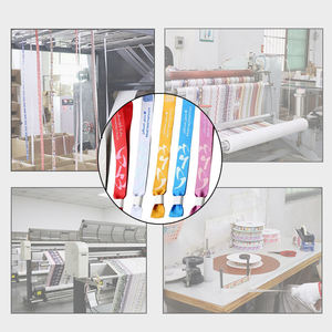 Stilvolles Stoff armband Kon figur ier bares Stoff armband Farbstoff-Sublimationsband-Armband mit Kunststoff verschluss für politische Kampagnen - Product Image 2