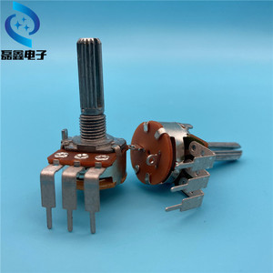 Potentiomètre rotatif 148SB1K-2M-25 1 canal, axe moleté M8x0.75, résistance réglable 1 tour - Product Image 4