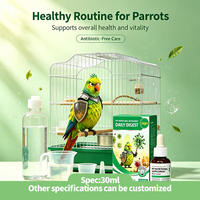 Gouttes liquides probiotiques bactériophages pour perroquets et oiseaux, soutien immunitaire du système digestif, soin à base de miel, 30 ml