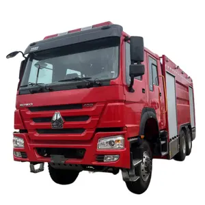 Camion dei vigili del fuoco di aviazione di progettazione su misura cina sino camion 6x4 6x6 2 galloni