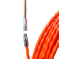 4.5mm 10-50M POM Mur Fil Conduit Telecom Électrique Guide Dispositif Conduit Outil Câble Extracteur Poisson Bande Bobine Enfileur