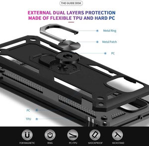 LeYi Pour <span class=keywords><strong>Google</strong></span> Pixel 4 XL Cas De Qualité Militaire Couche De Protection Spéciale Étui de Téléphone avec Protecteur D'écran HD - Product Image 5