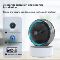 Mini caméra réseau Tuya intelligente 1080p bon marché sans fil Ptz panoramique 3MP avec fonction pliable pour la sécurité à domicile