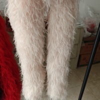 Boas en plumes d'autruche moelleuses teintées en gros pour fêtes, carnavals, robes de danse, vêtements et accessoires