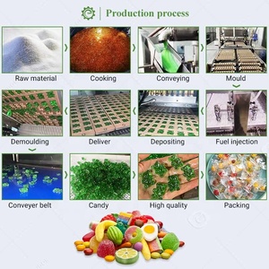 Ligne de production d'ours gommeux Tofee Deposit Sour <span class=keywords><strong>Candy</strong></span> Strips Machine pour <span class=keywords><strong>la</strong></span> fabrication des bonbons et sucettes - Product Image 3