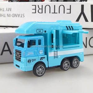 Métal Mini Camper RV Motorhome Voiture pour Voyage Société Cadeaux Moulé Sous Pression Modèle Pull Back Toys - Product Image 5