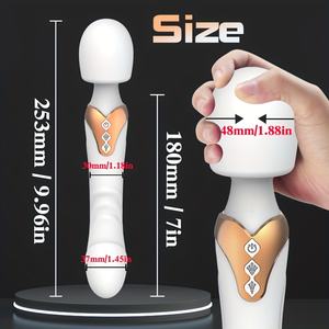 10 Vibratie Tweekoppige Realistische Dildo Vibrator Seksspeeltjes Voor Vrouw <span class=keywords><strong>Massage</strong></span> Wand Butt Plug Verlichten Pijn Andere Seksproducten - Product Image 3