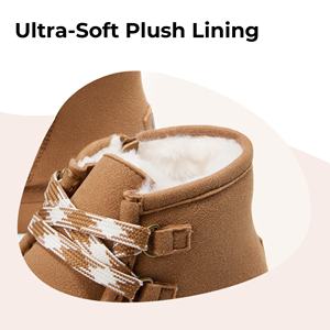 YL-25416 <span class=keywords><strong>Bottes</strong></span> d'hiver pour enfants, antidérapantes, confortables et chaudes, couleur marron, vente en gros - Product Image 5